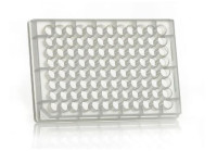 4TI-0116 96 Square Deep Well Storage Microplate, 2.2ml square wells, U-shaped bottom, clear PP ( 50 pcs/pkg )